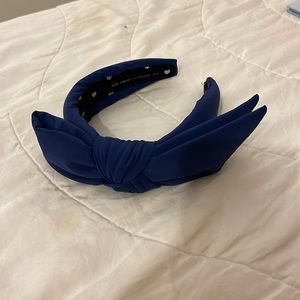 Lele Sadoughi x Atlantic Pacific holly navy